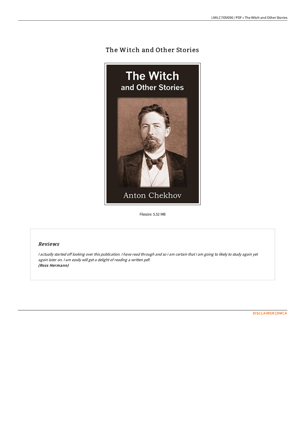 Read Book &lt; the Witch and Other Stories ~ OAJMB95VKN3T