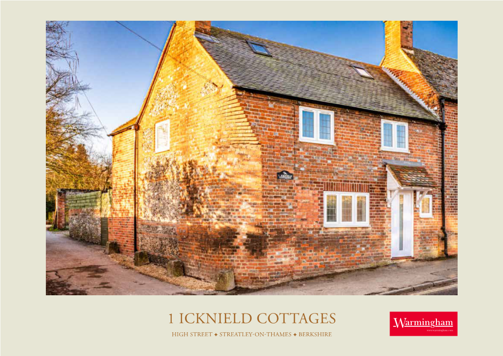 1 Icknield Cottages High Street F Streatley-On-Thames F Berkshire