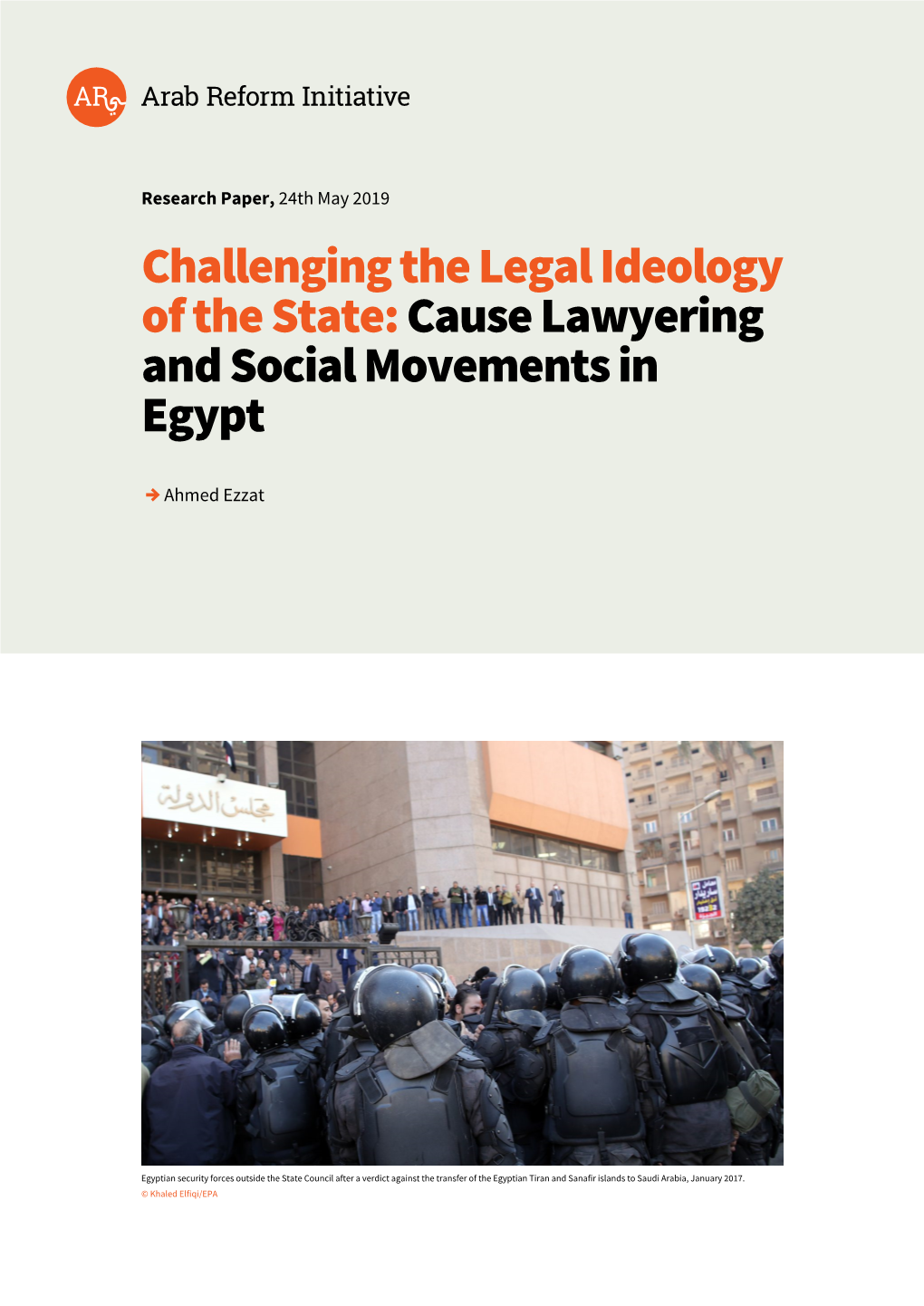 Cause Lawyering and Social Movements in Egypt