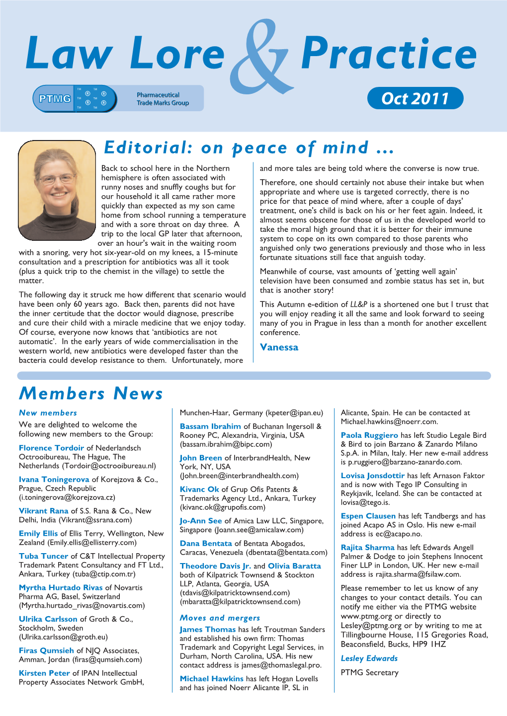 Editorial: on Peace of Mind