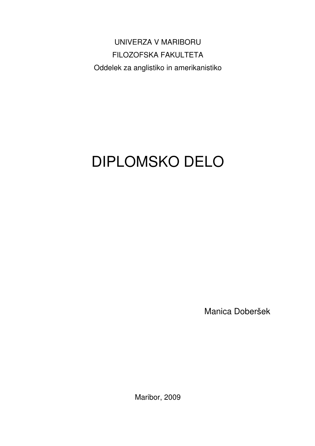 Diplomsko Delo