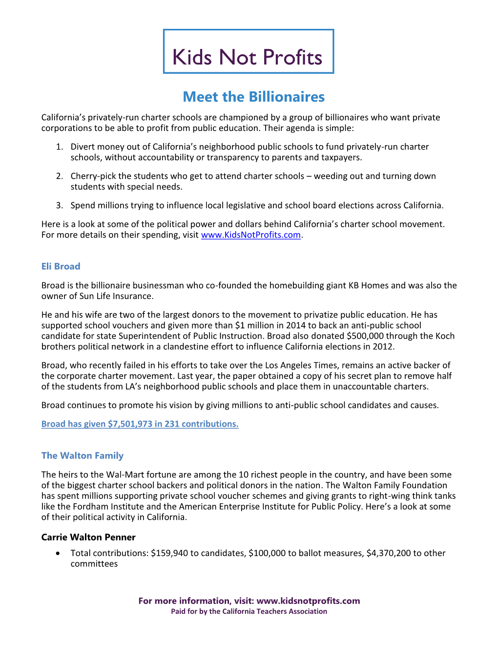 Meet the Billionaires