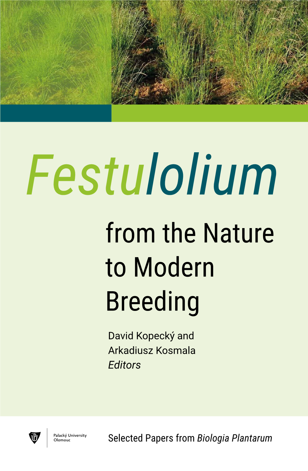 Festulolium from the Nature to Modern Breeding