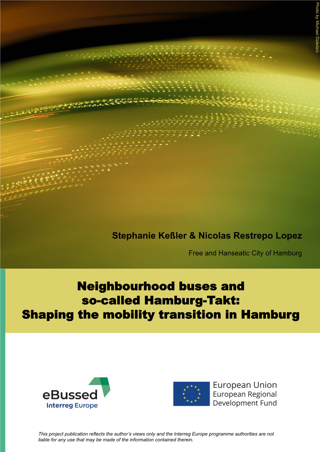 Neighbourhood Buses and So-Called Hamburg-Takt: Shaping the Mobility Transition in Hamburg