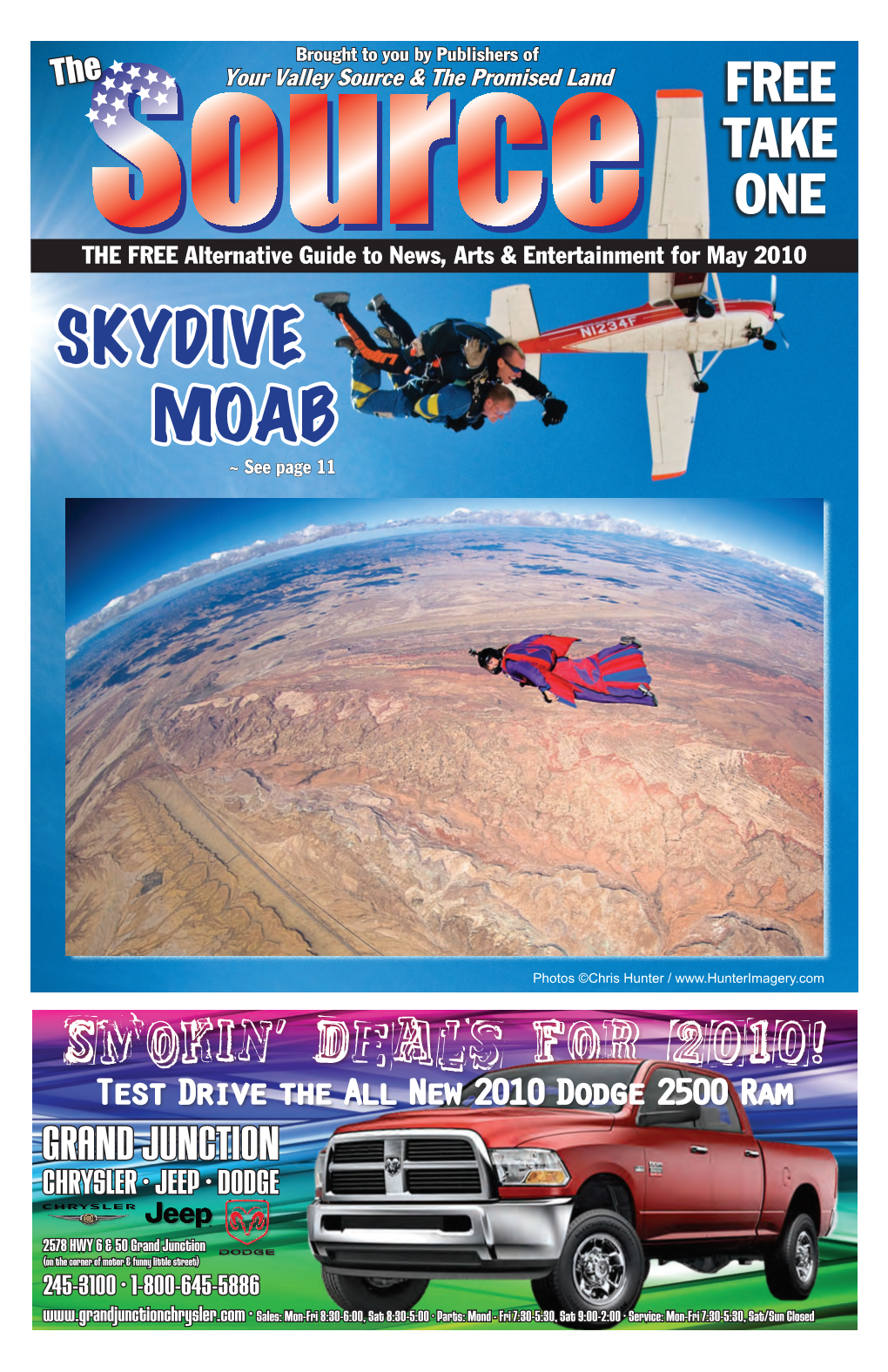 May 2010 SKYDIVE MOAB ~ See Page 11