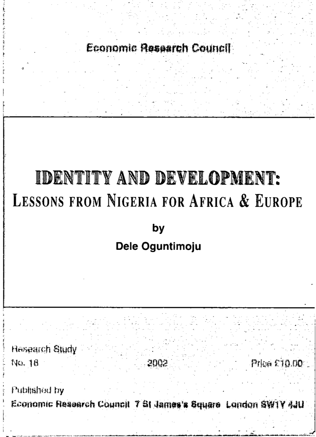 Lessons from Nigeria for Africa & Europe