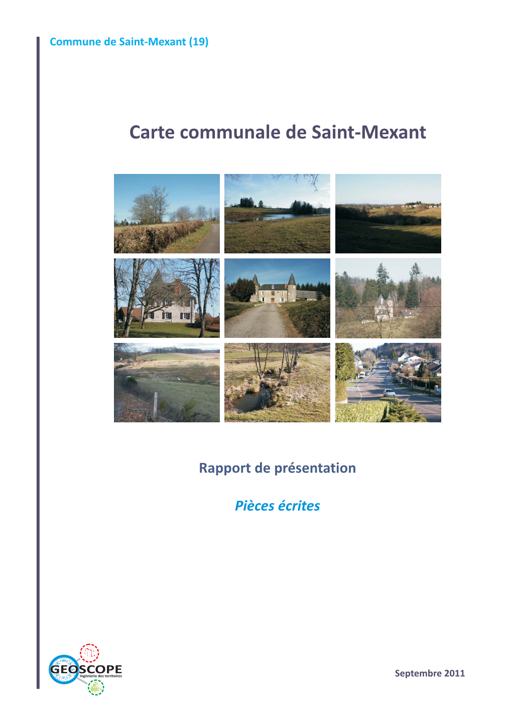 Carte Communale De Saint-Mexant