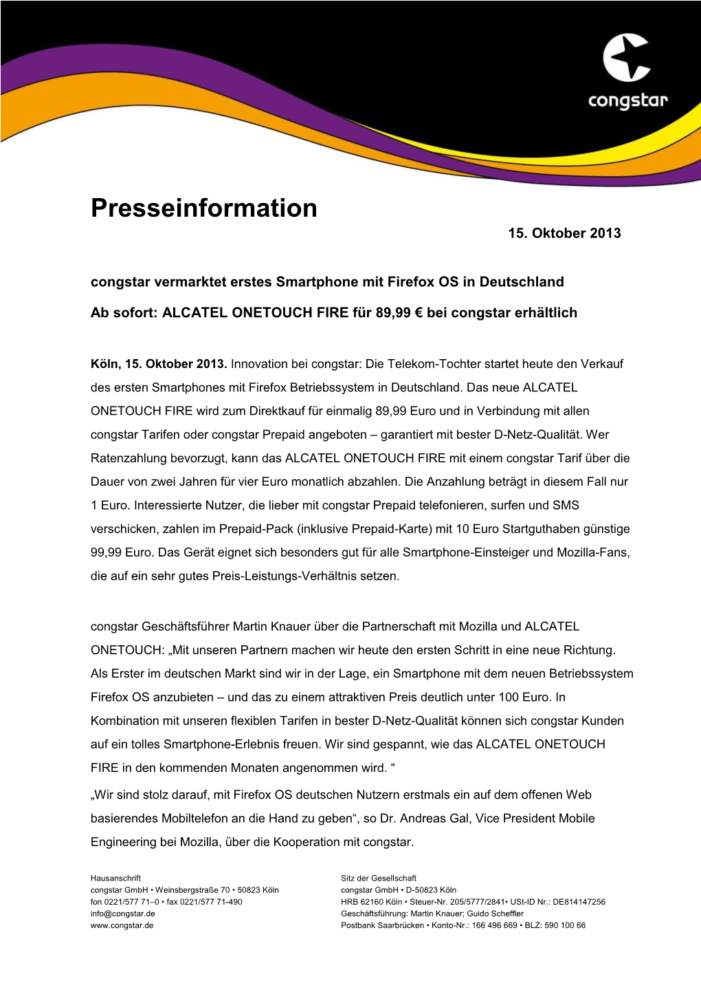 Presseinformation 15