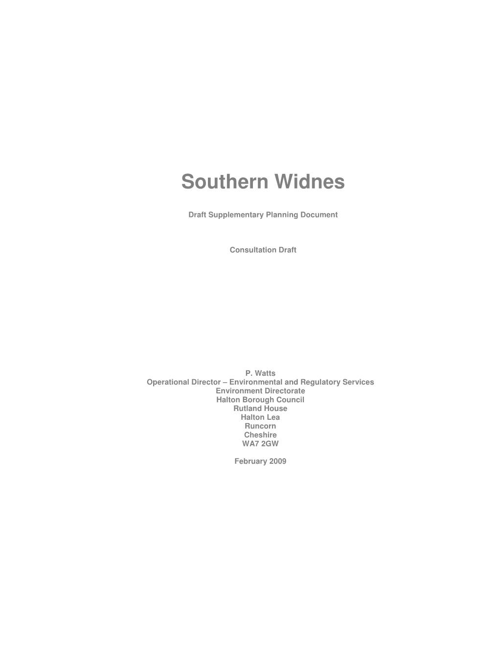 Southern Widnes