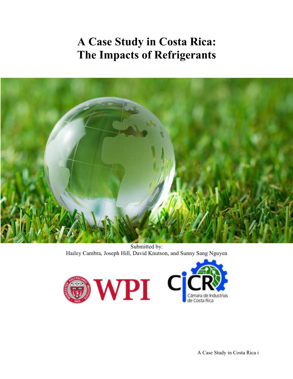 A Case Study in Costa Rica: the Impacts of Refrigerants