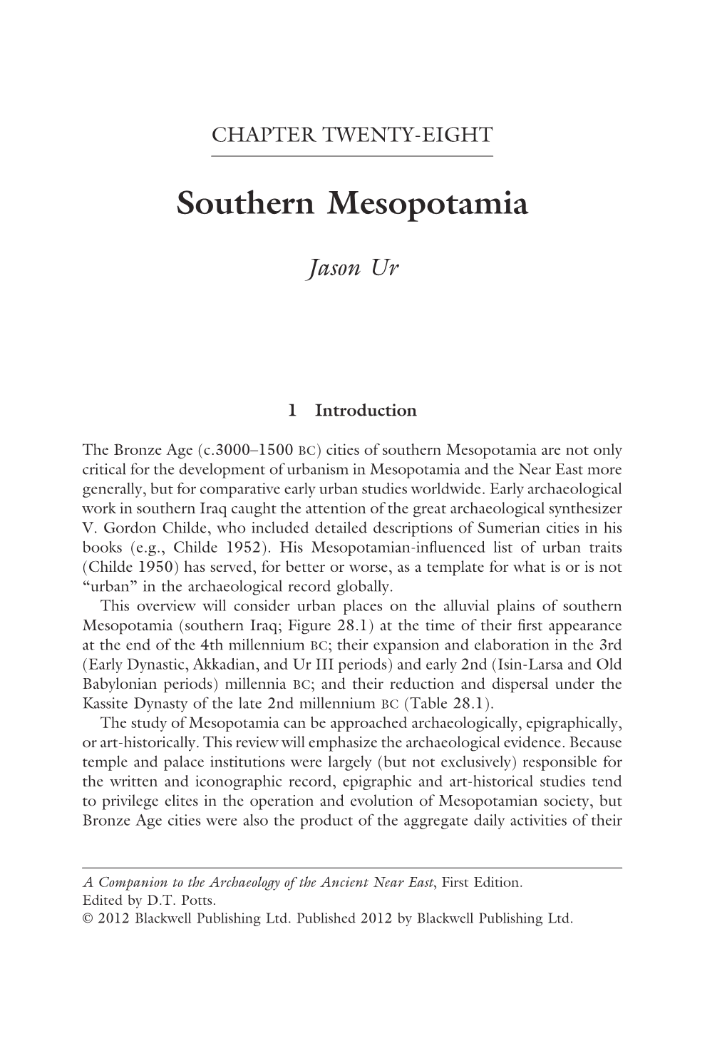 Southern Mesopotamia