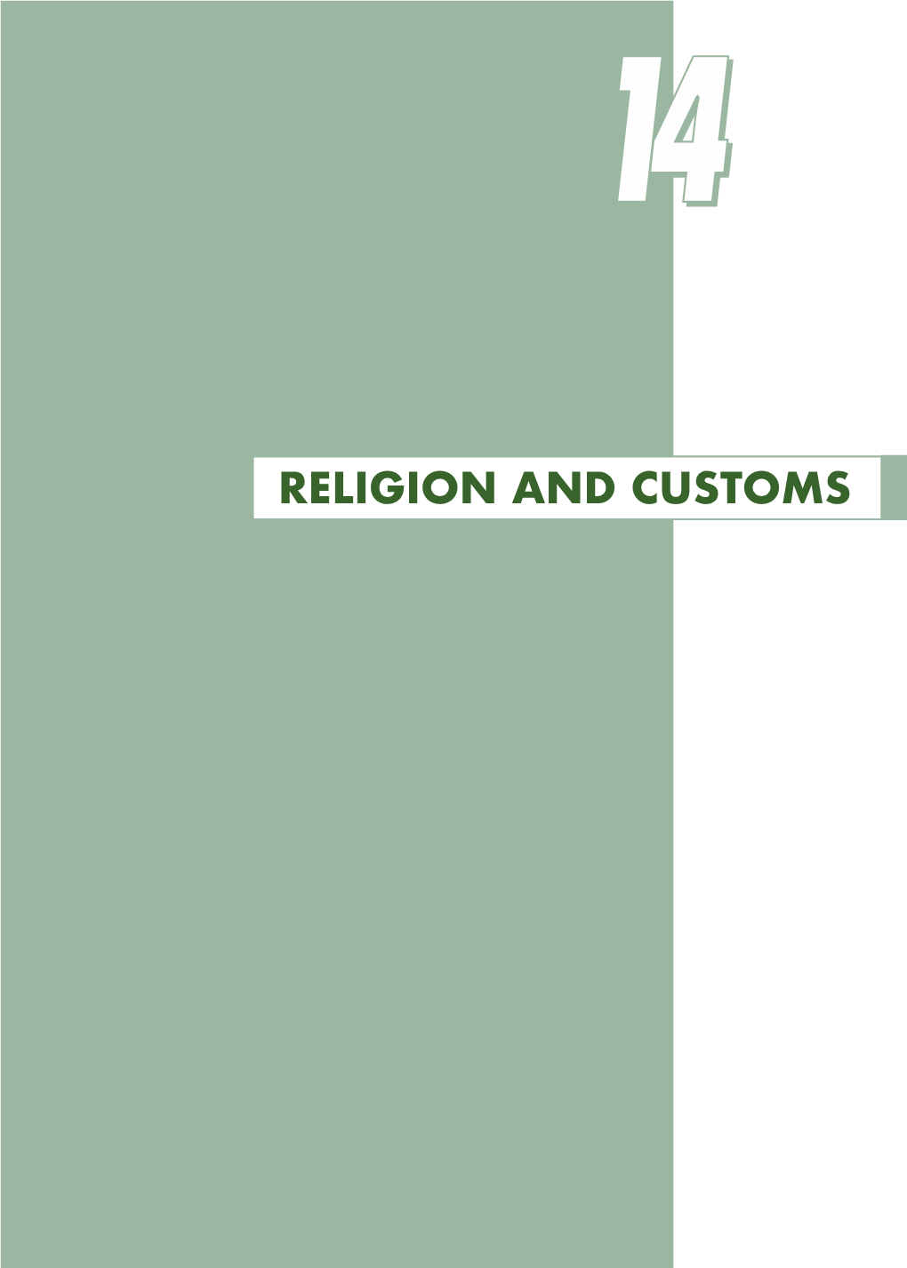 Religion and Customs