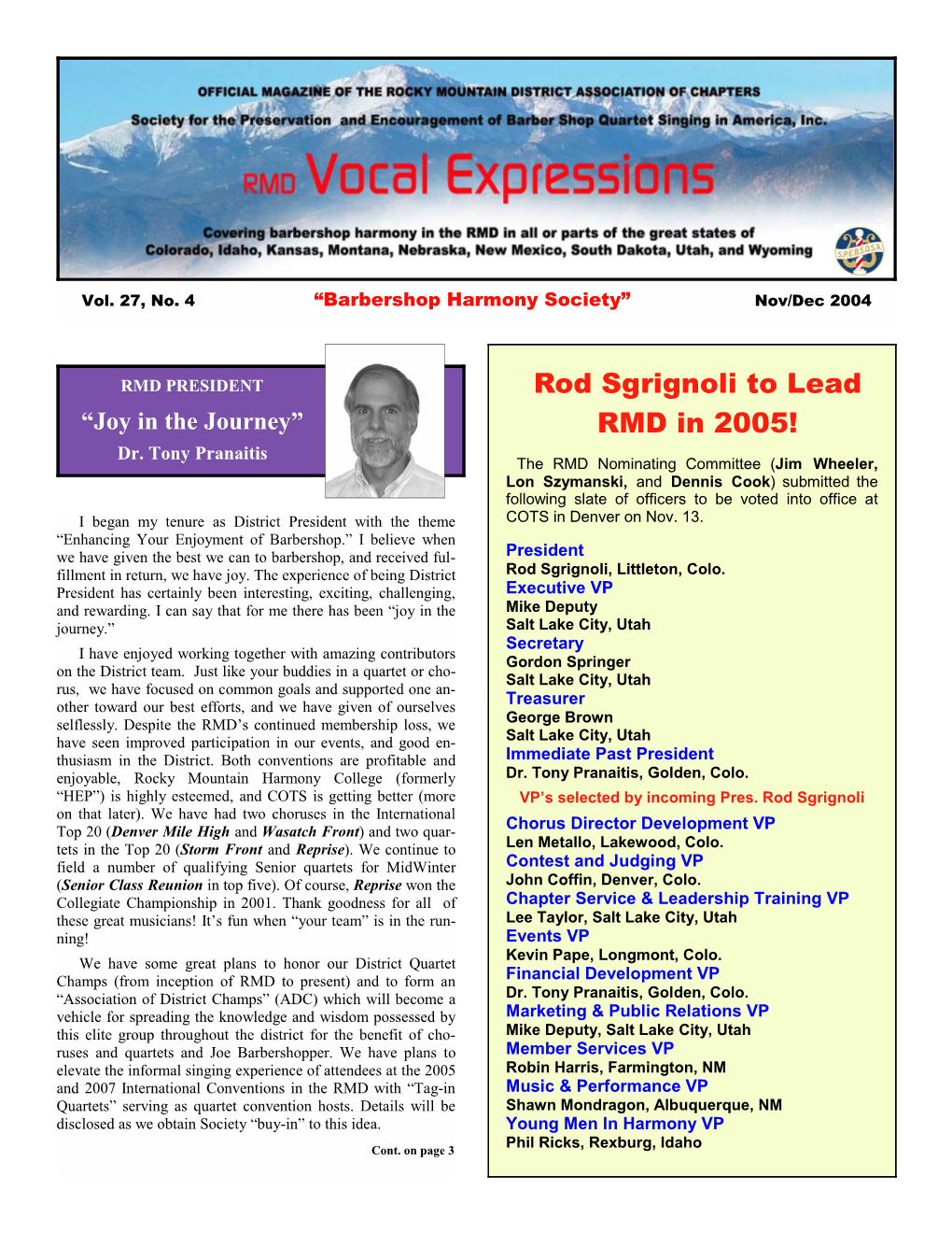 Vocal Expressions Magazine