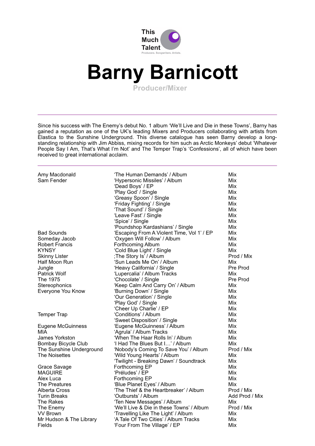 Barny Barnicott CV.Pdf