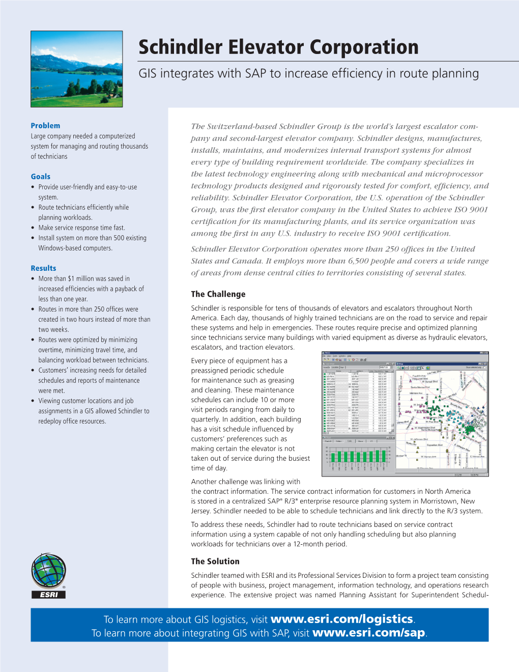 Schindler Elevator Corporation Case Study