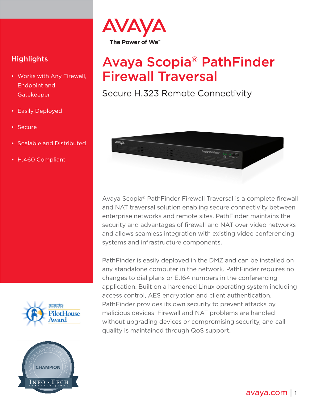 Avaya Scopia Pathfinder Firewall Traversal