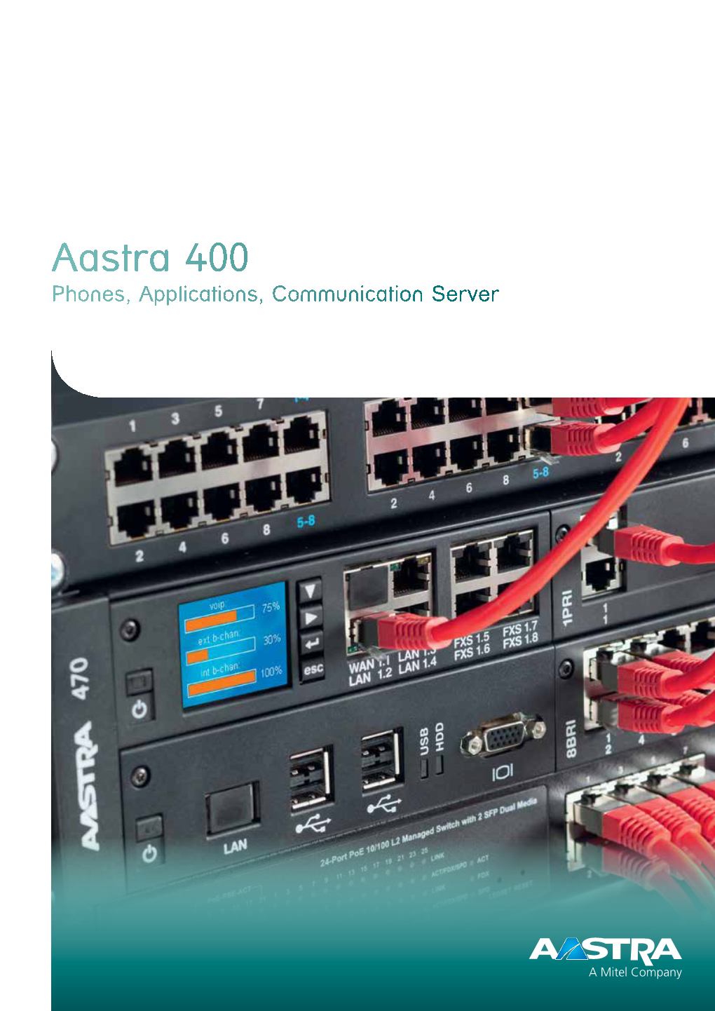 Aastra 400 Phones, Applications, Communication Server Overview of Telephones