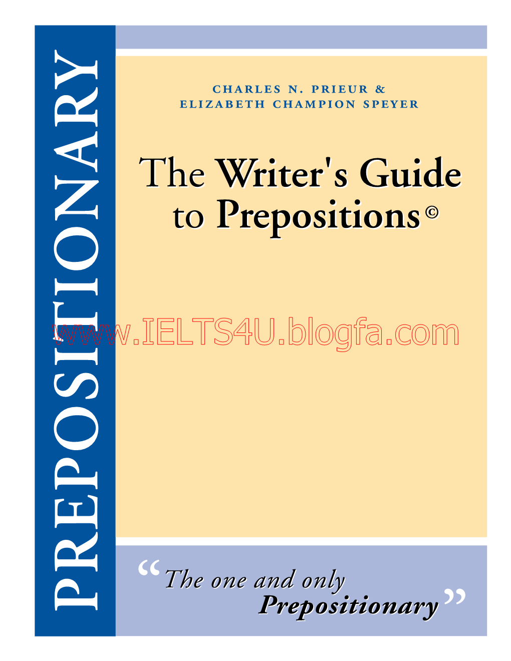 Prepositionary the Writer's Guide to Prepositions.Pdf
