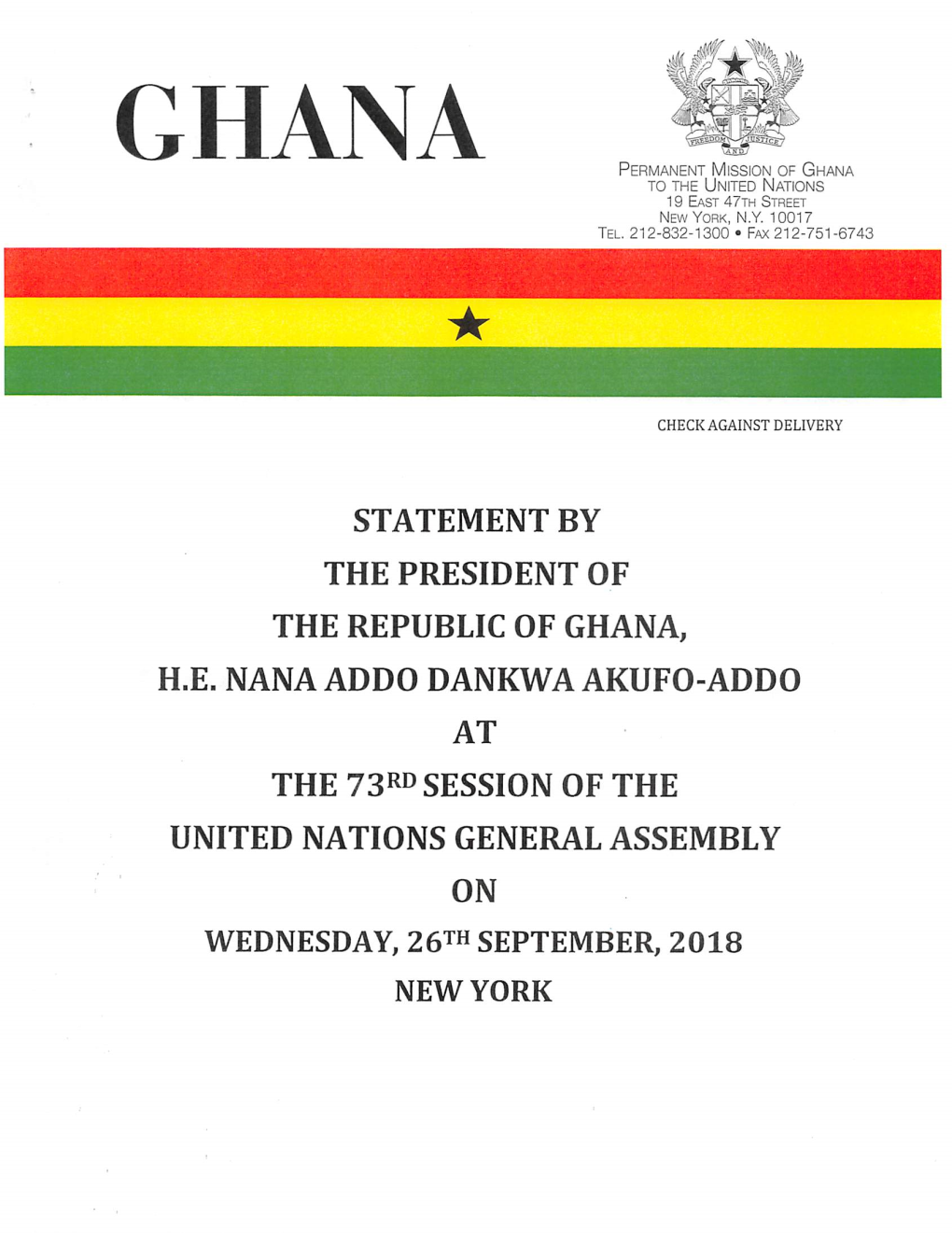 The Republic of Ghana .Pdf