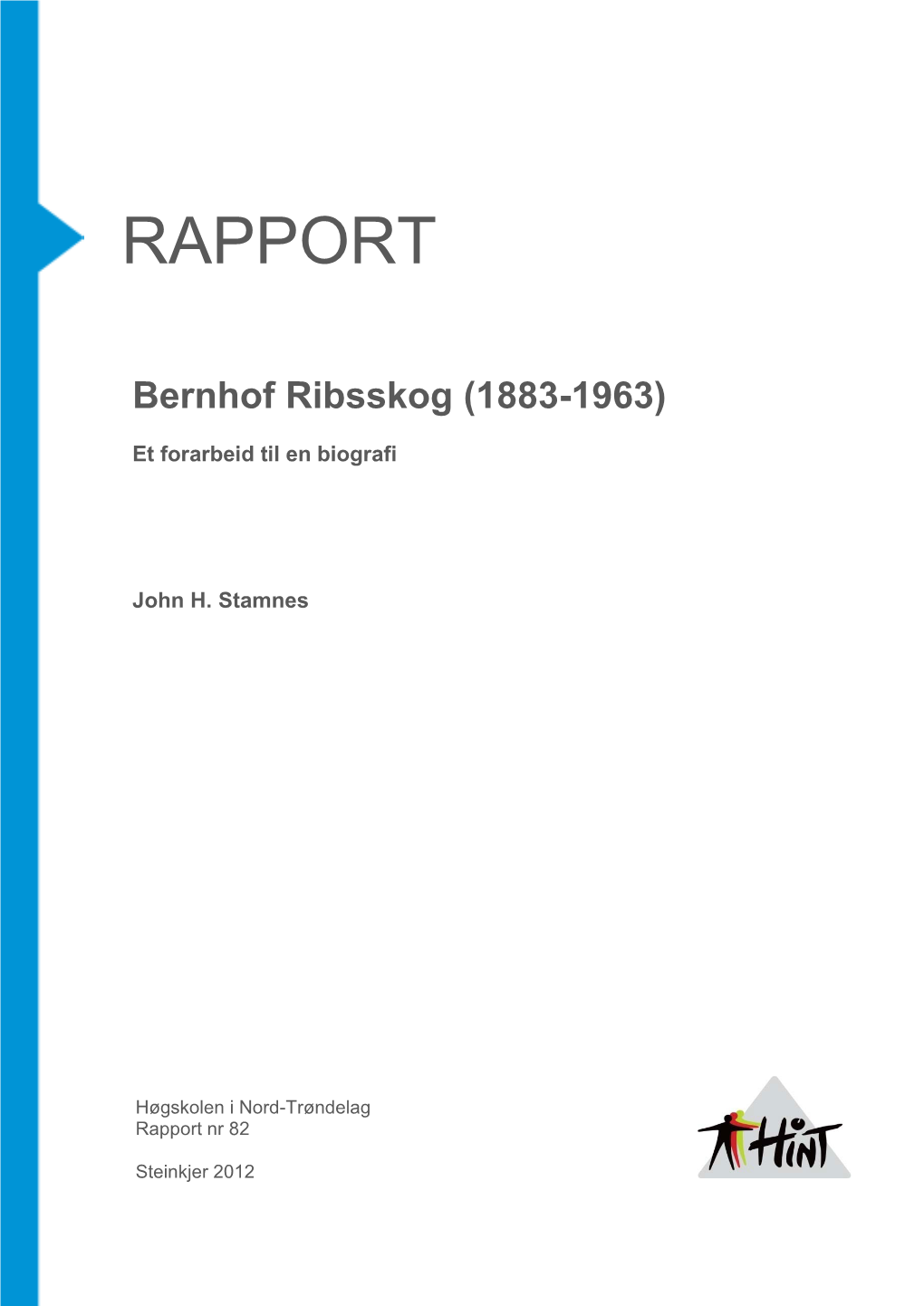 Bernhof Ribsskog (1883-1963)
