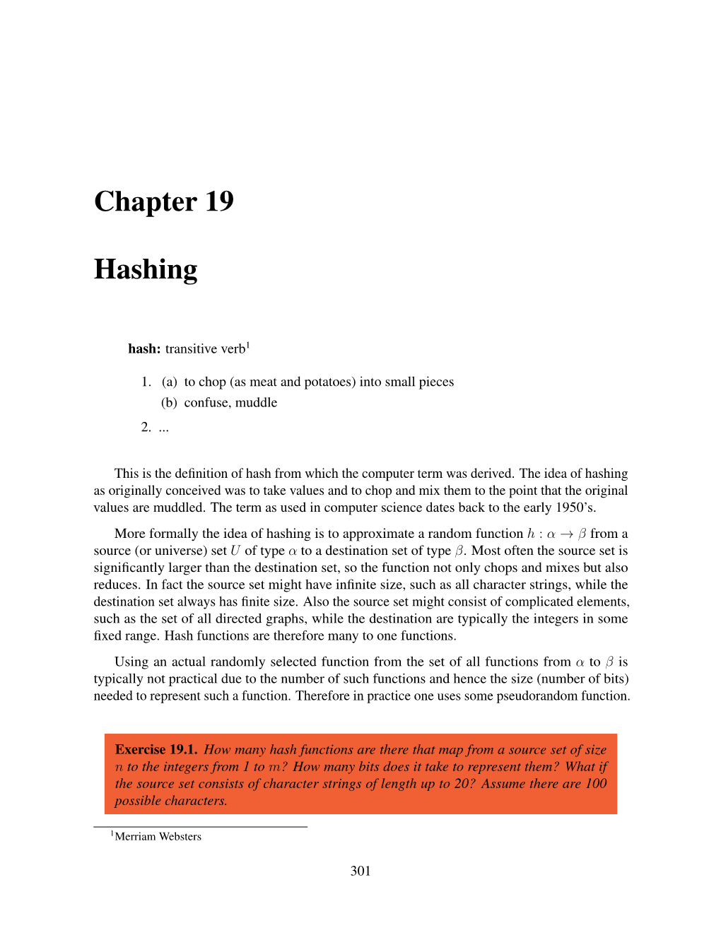 Chapter 19 Hashing