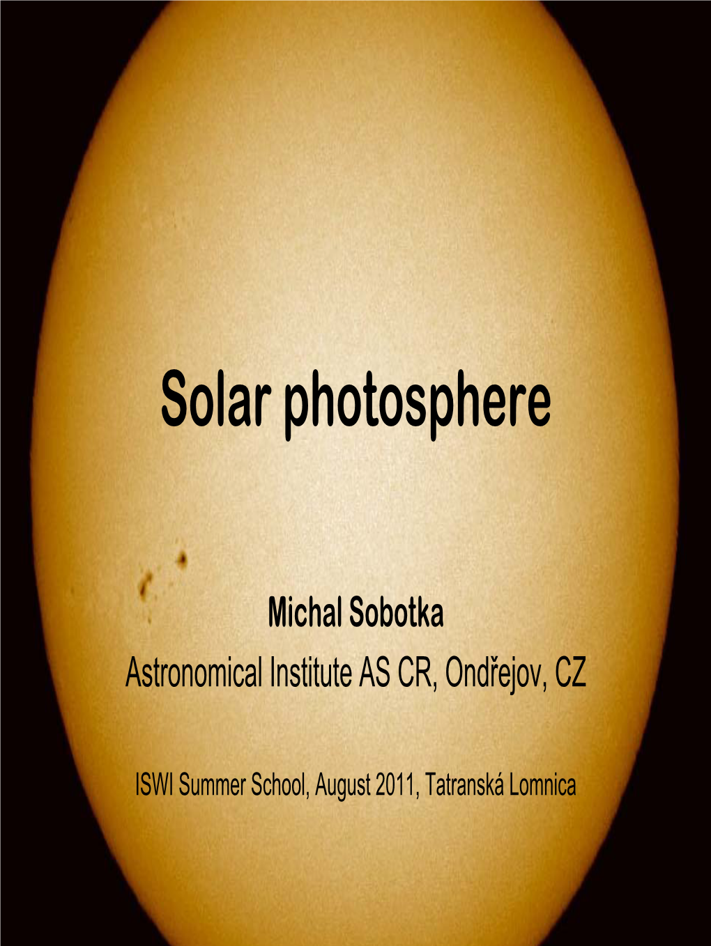 Solar Photosphere