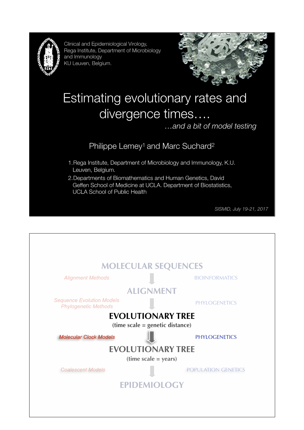 Estimating Evolutionary Rates and Divergence Times…. …And a Bit of Model Testing