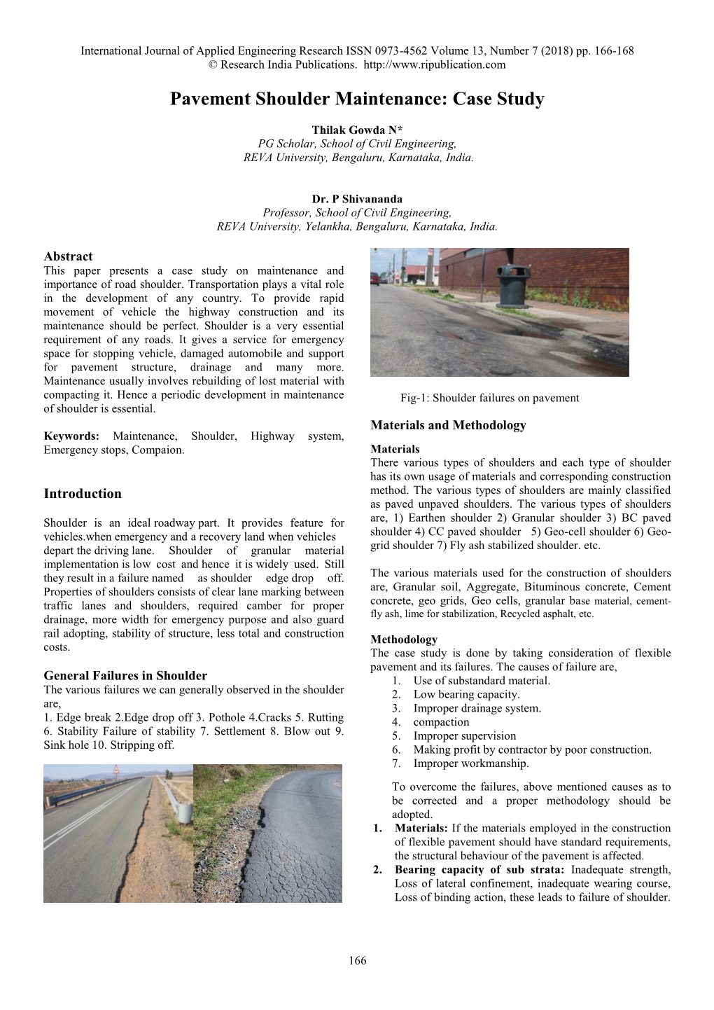 Pavement Shoulder Maintenance: Case Study