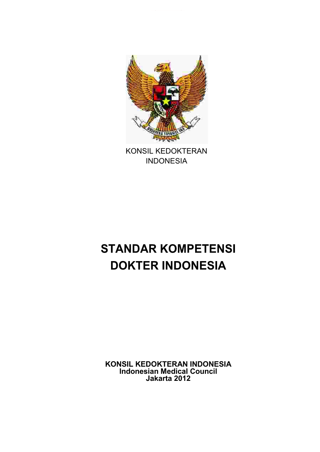 Standar Kompetensi Dokter Indonesia