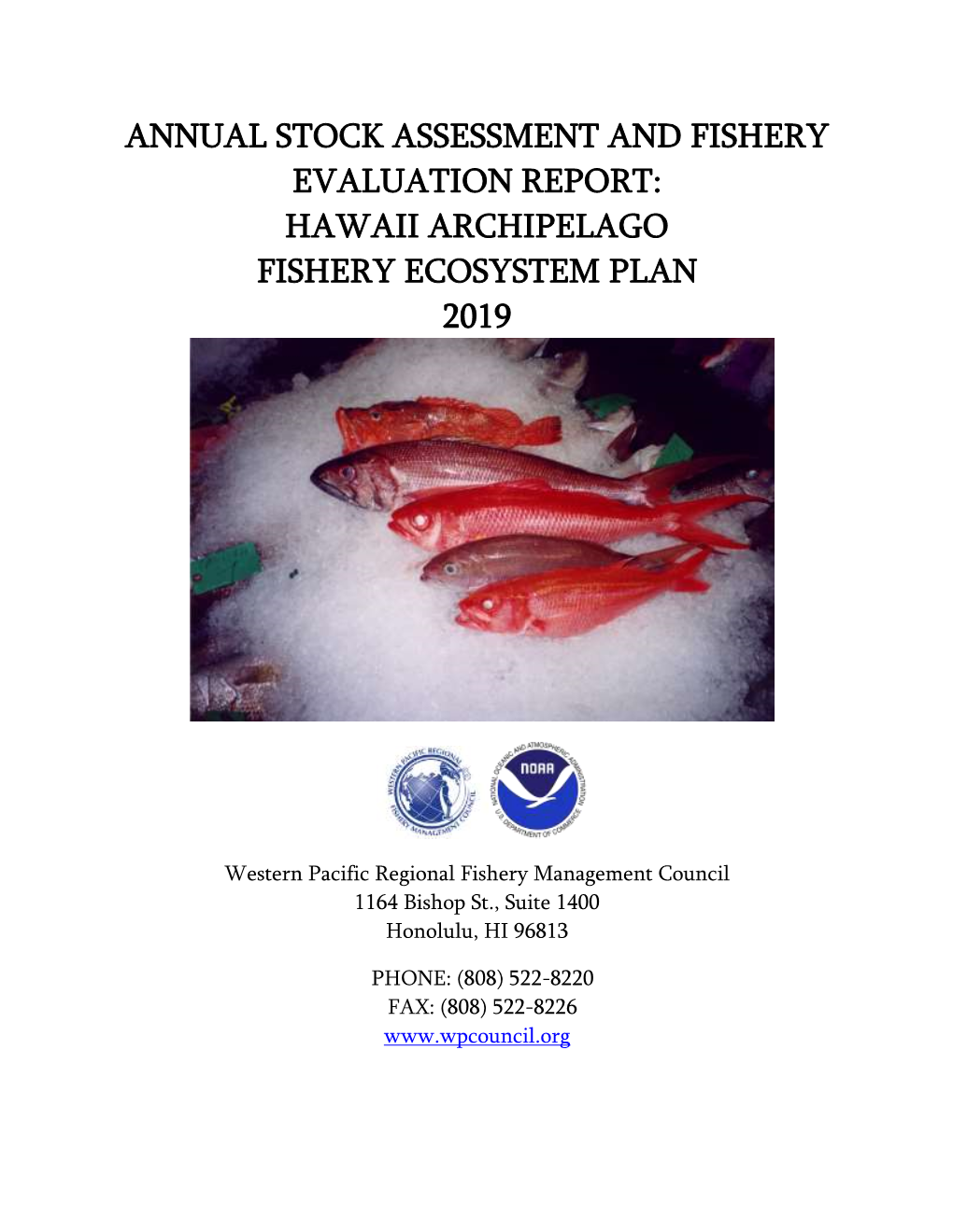2019 Hawaii Fep Safe Report