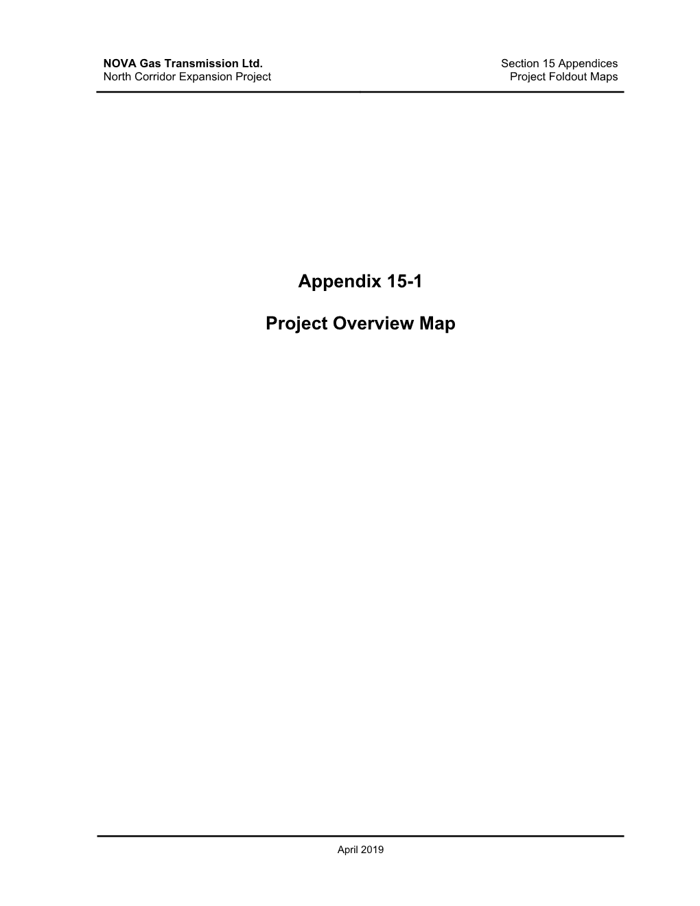 Appendix 15-1 Project Overview