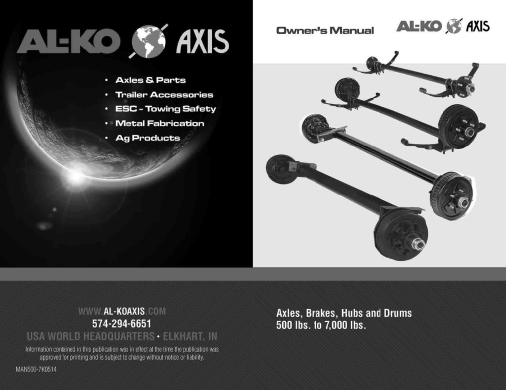 ALKO-Axis Brakes___Hubs Manual