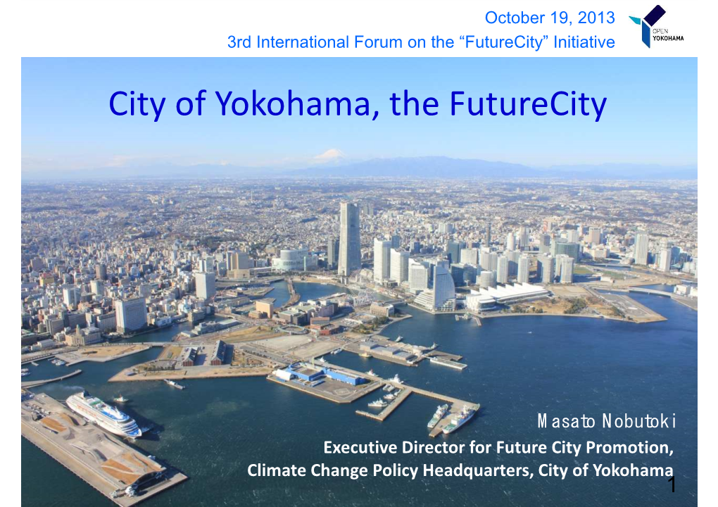 City of Yokohama, the Futurecity