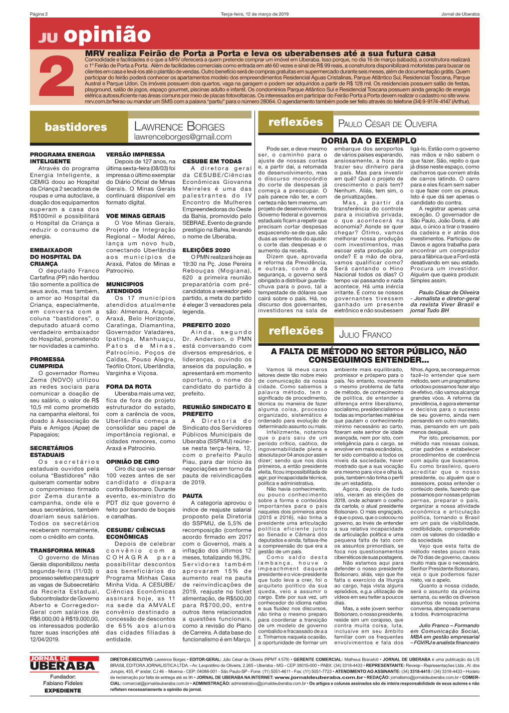 Materia Do Jornal De Uberaba