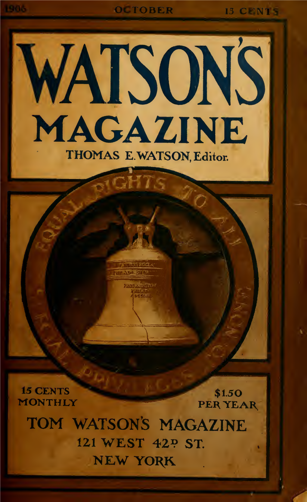 Watson's Magazine [Serial]