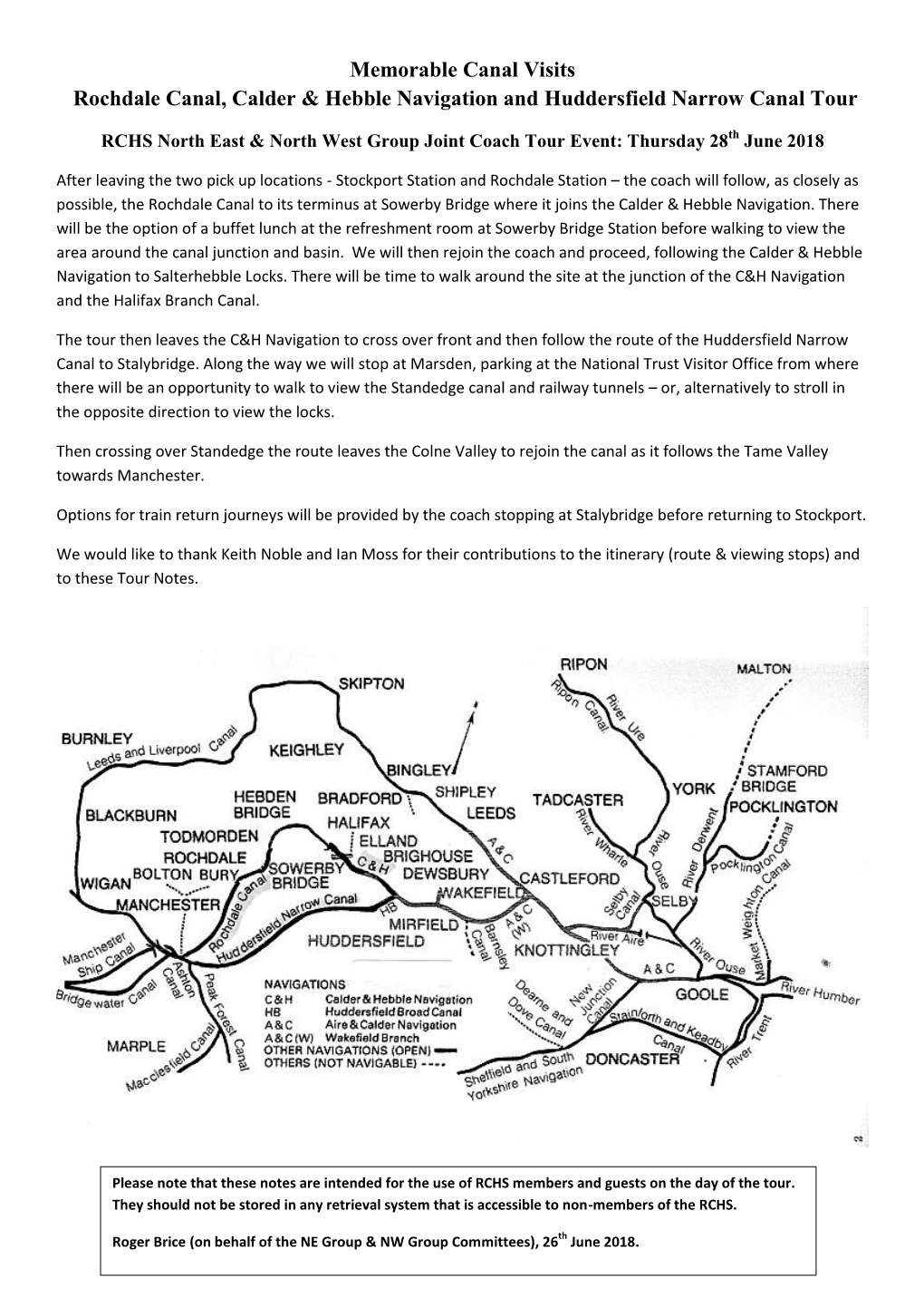 Memorable Canal Visits Rochdale Canal, Calder & Hebble Navigation