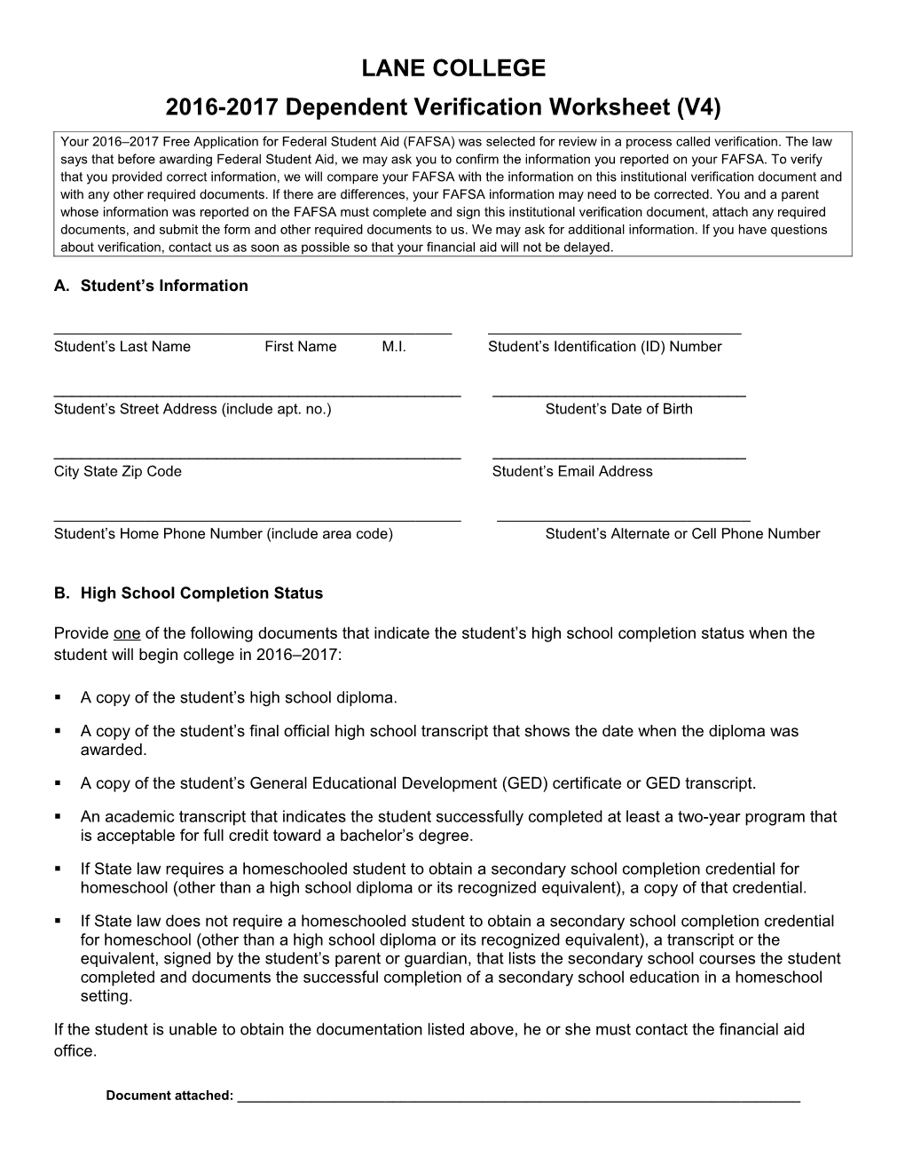 2016-2017Dependent Verification Worksheet (V4)