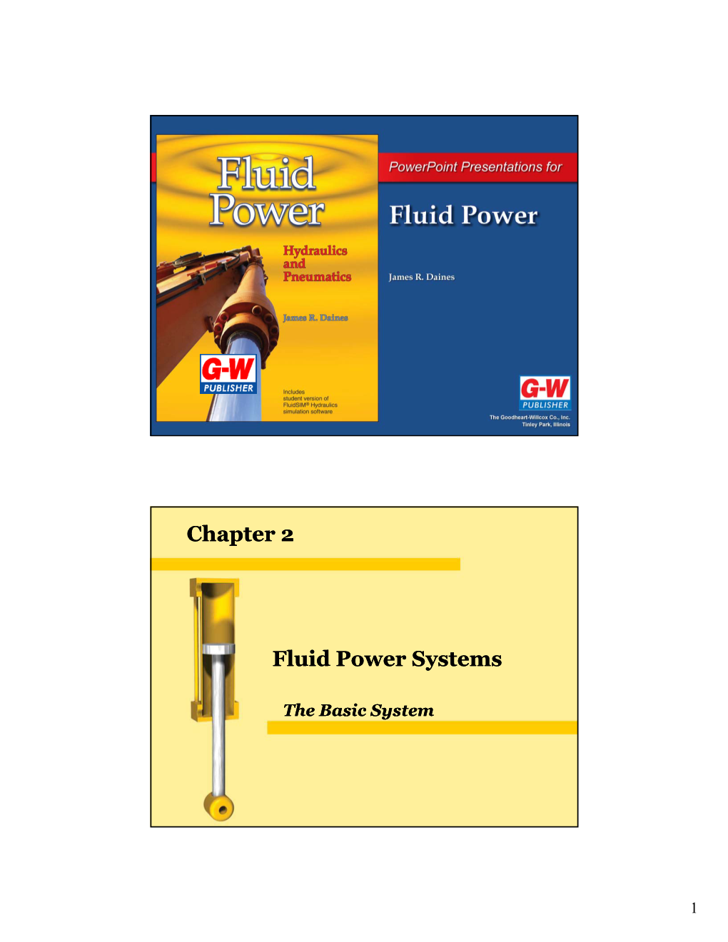 Chapter 2 Fluid Power Systems