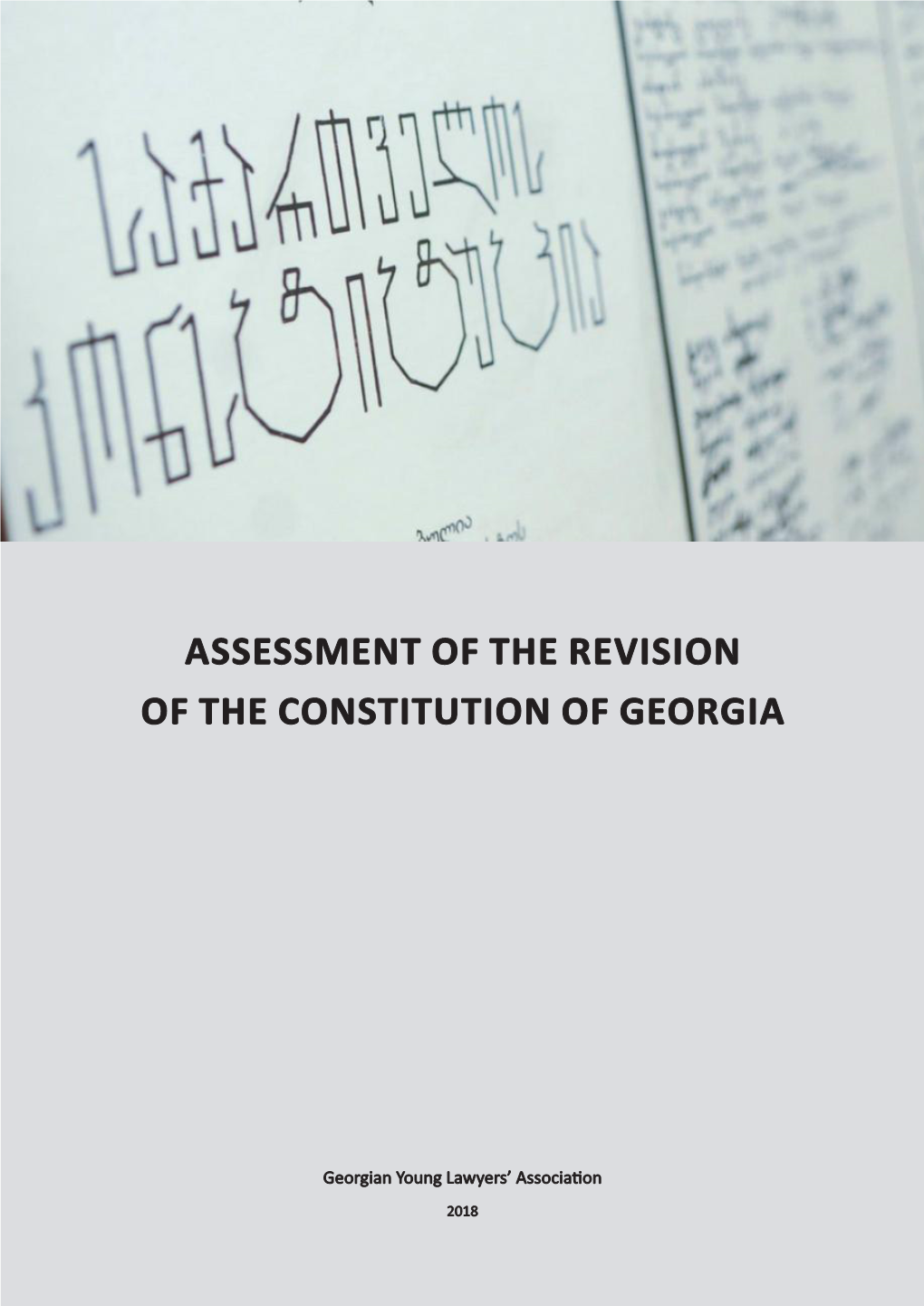 Assessment of the Revision of the Constitution of Georgia