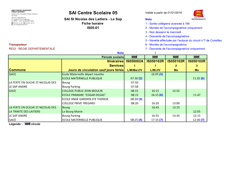 SAI Centre Scolaire 05