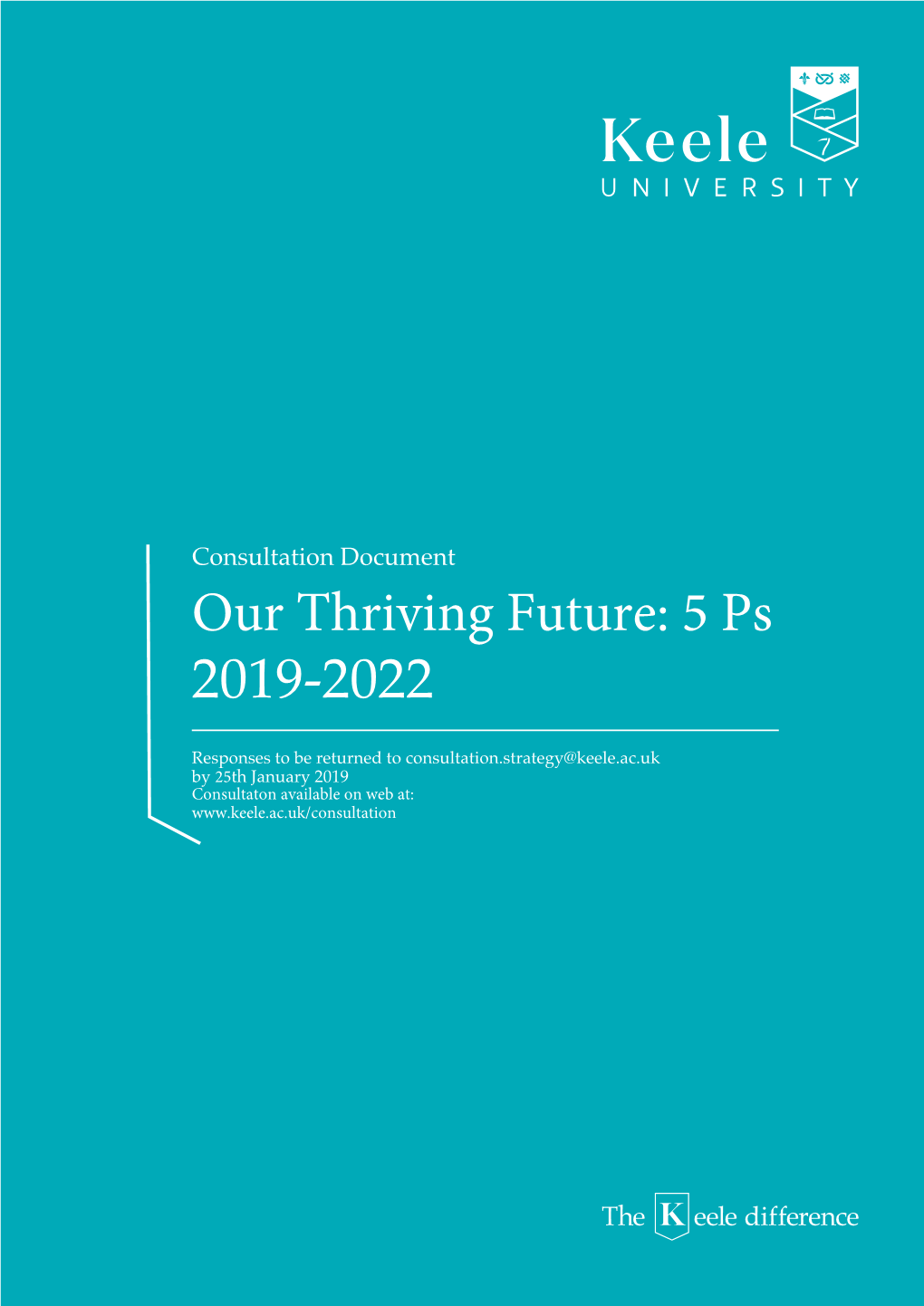 Our Thriving Future: 5 Ps 2019-2022