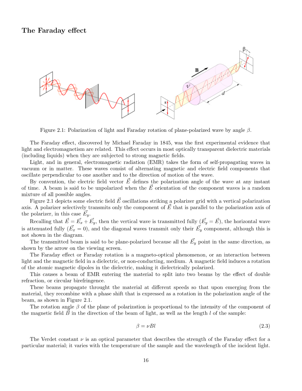 The Faraday Effect