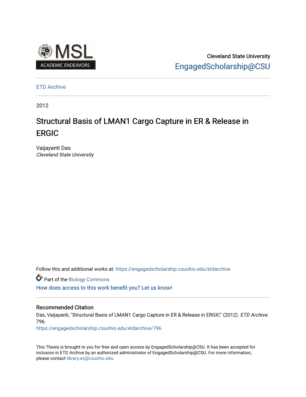 Structural Basis of LMAN1 Cargo Capture in ER & Release in ERGIC