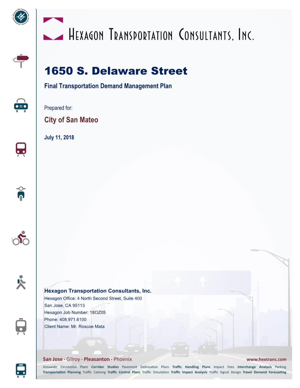 Transportation Demand Management Plan