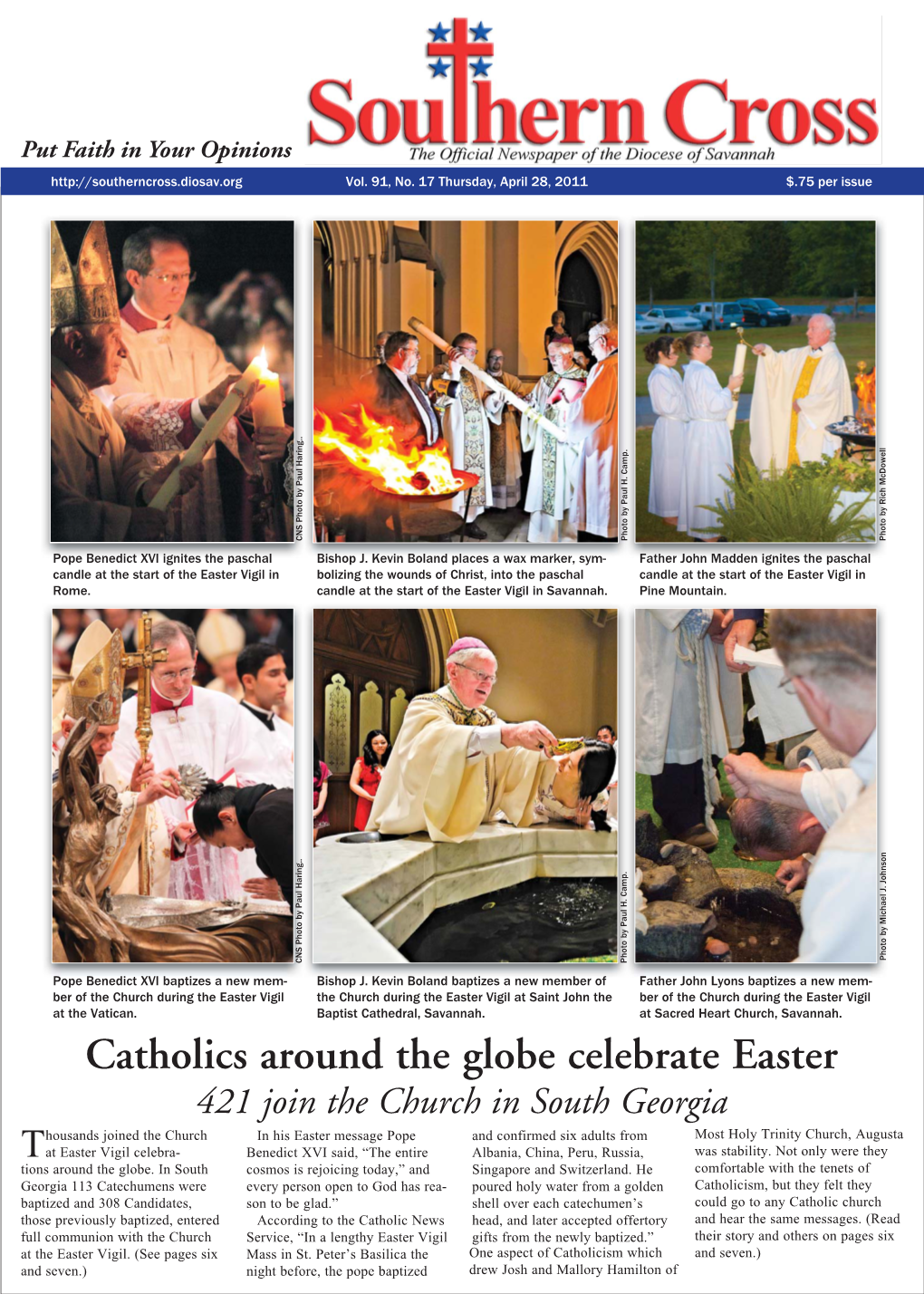 Catholics Around the Globe Celebrate Easter