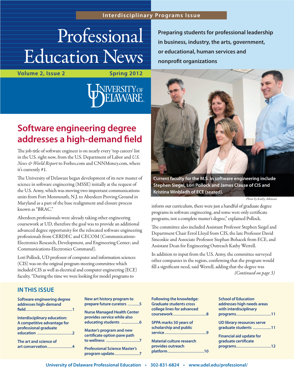 Professional Education News