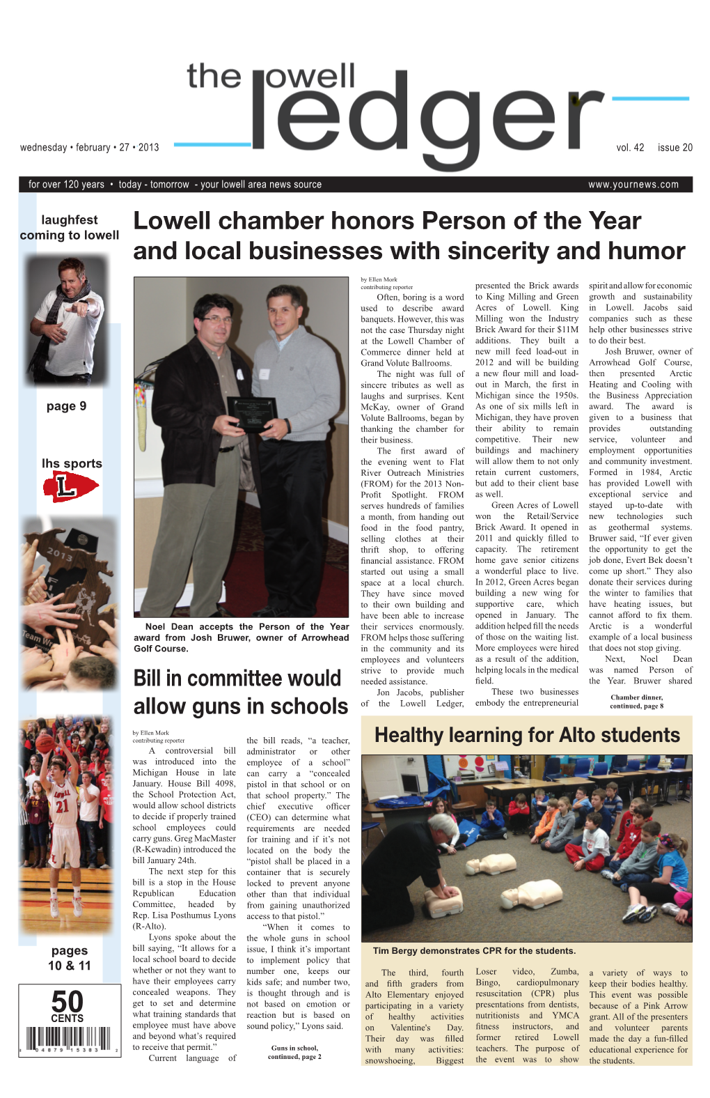 Lowell Chamber Honors Person of the Year and Local Businesses with Sincerity and Humor