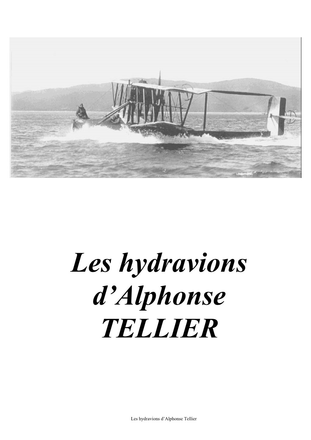 Les Hydravions D'alphonse Tellier