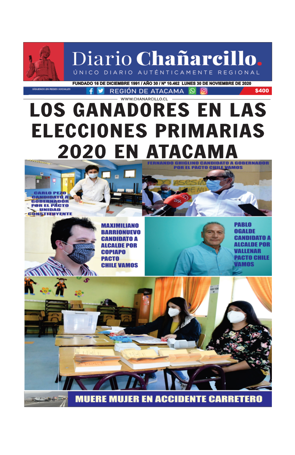 Los Ganadores En Las Elecciones Primarias 2020 En Atacama