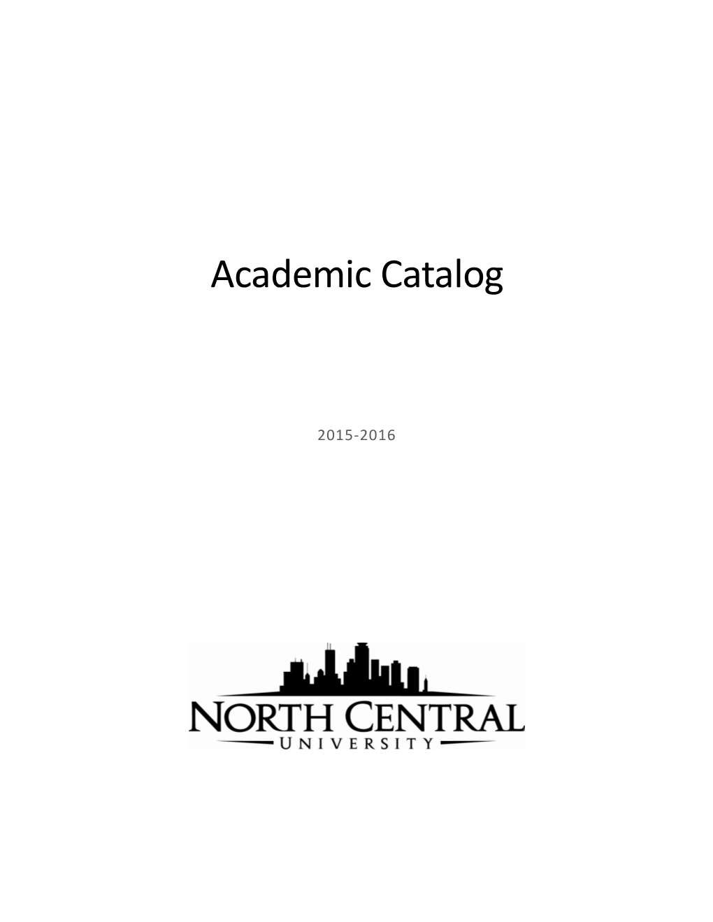 Academic Catalog